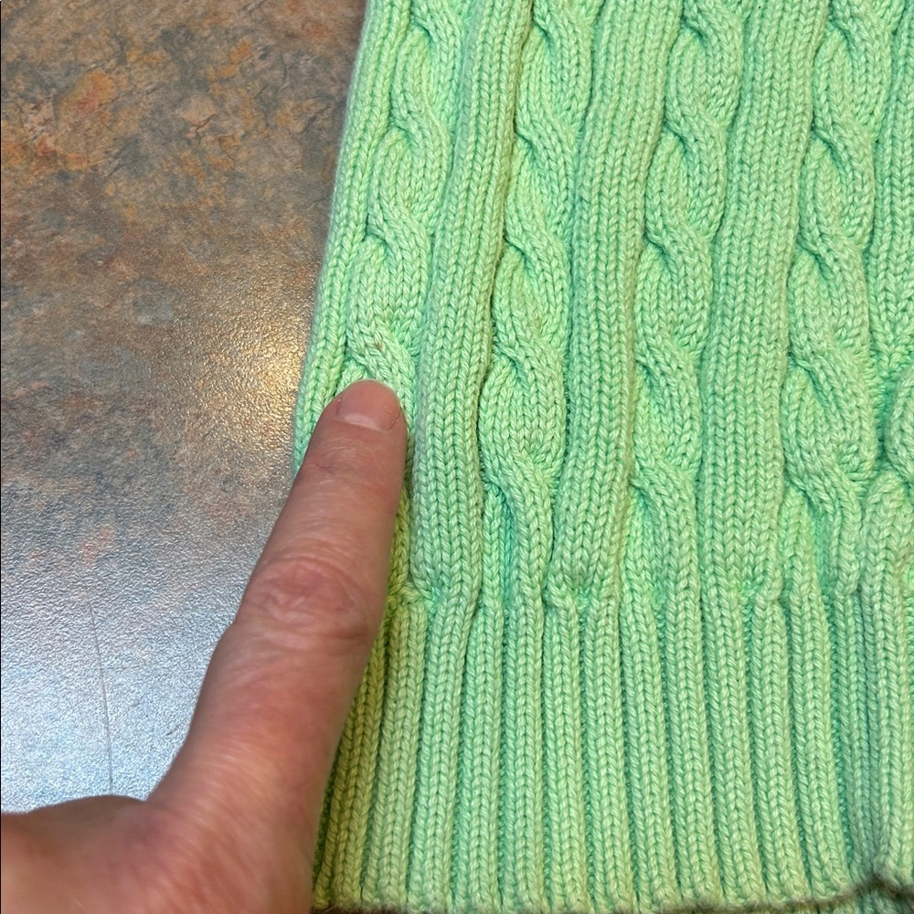 Lauren Ralph Lauren Elevated Everyday Cable Knit Sweater XL Preppy Casual - Picture 11 of 11